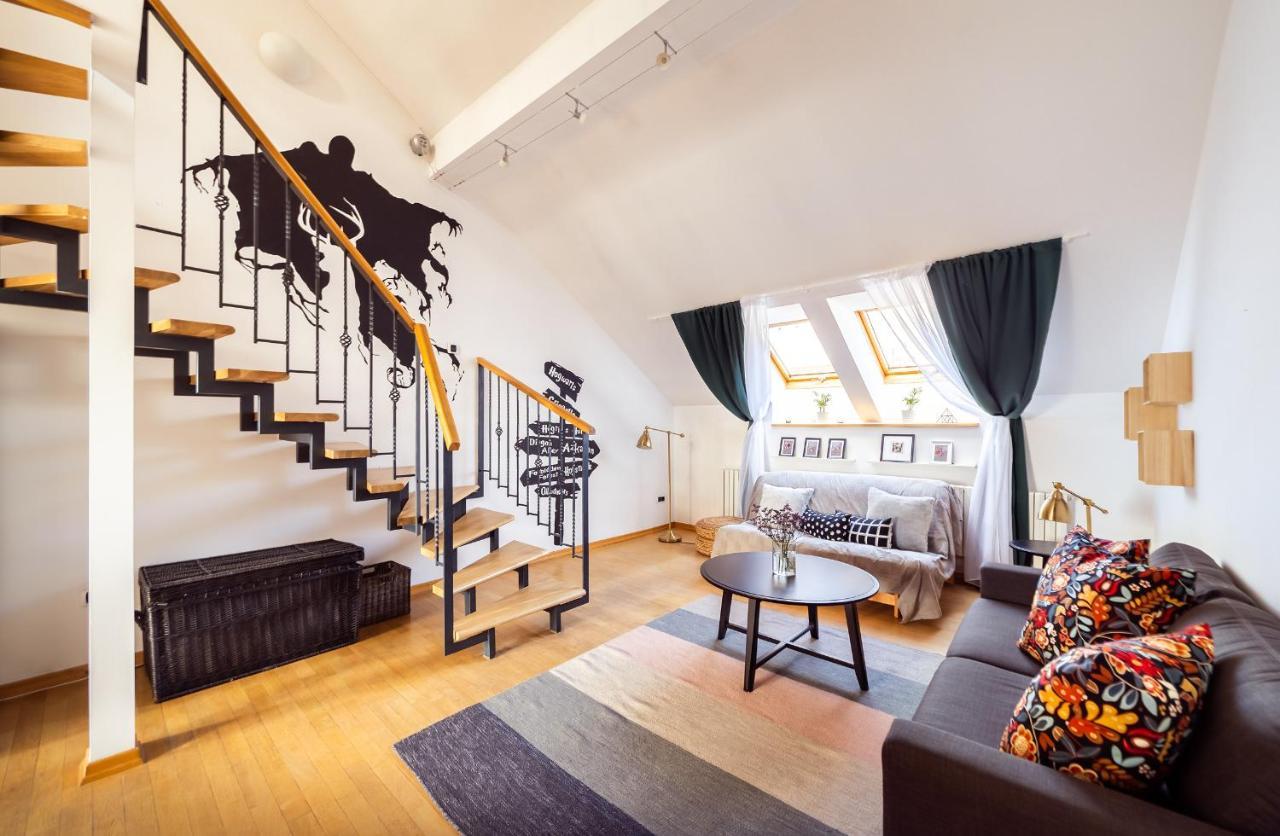 Apartamento 4br 3bath Balcony Harry Potter Penthouse Praga